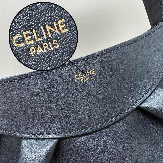 CELINE MEDIUM POLLY BAG IN SUPPLE CALFSKIN 115633 BLACK