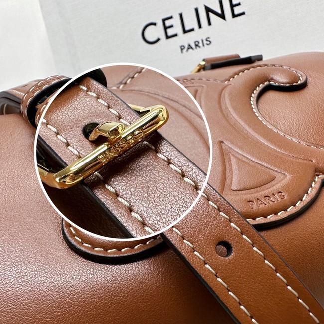 CELINE SMALL BOSTON IN SMOOTH CALFSKIN 113773 TAN