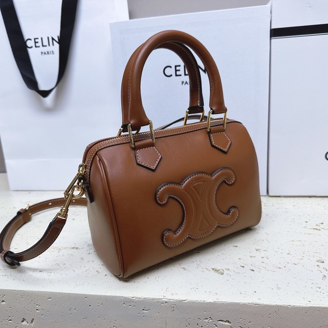 CELINE SMALL BOSTON IN SMOOTH CALFSKIN 113773 TAN