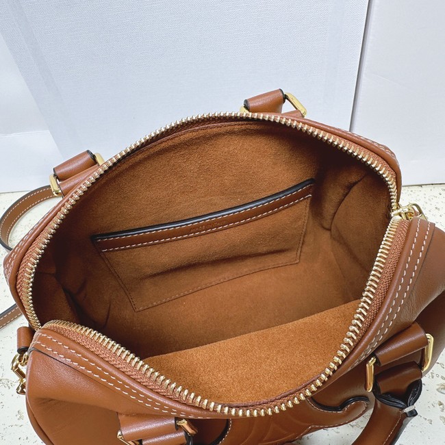 CELINE SMALL BOSTON IN SMOOTH CALFSKIN 113773 TAN