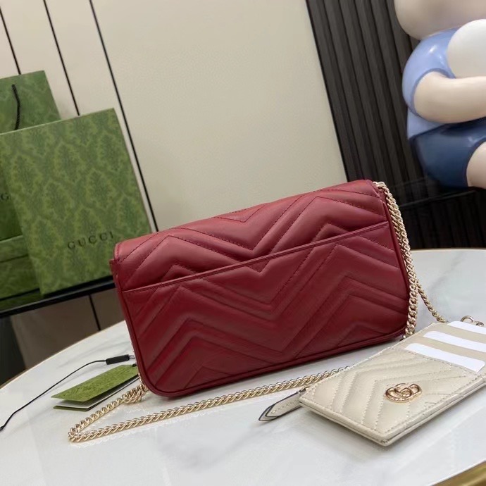 Gucci GG MARMONT MINI BAG 751526 red