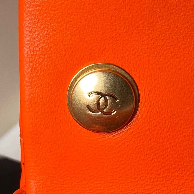 CHANEL SMALL FLAP BAG AS4861 orange