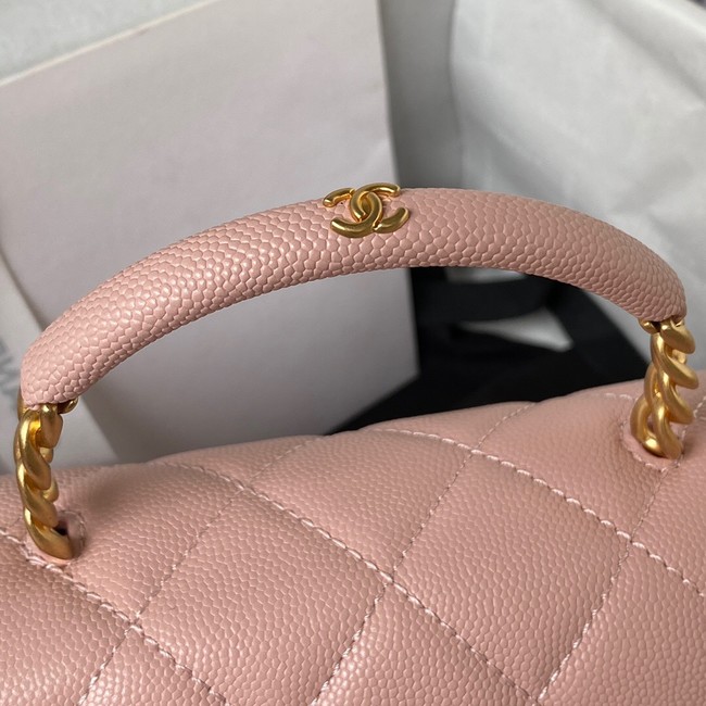 Chanel FLAP BAG WITH TOP HANDLE AS4008 pink