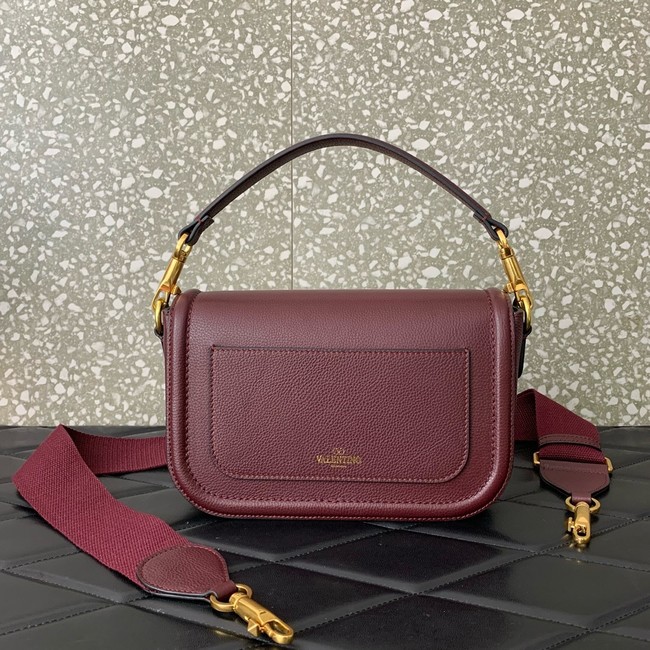 VALENTINO Alltime calfskin bag MZ098 Wine