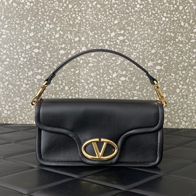 VALENTINO VLOGO 1960 medium lambskin bag FJ098 black