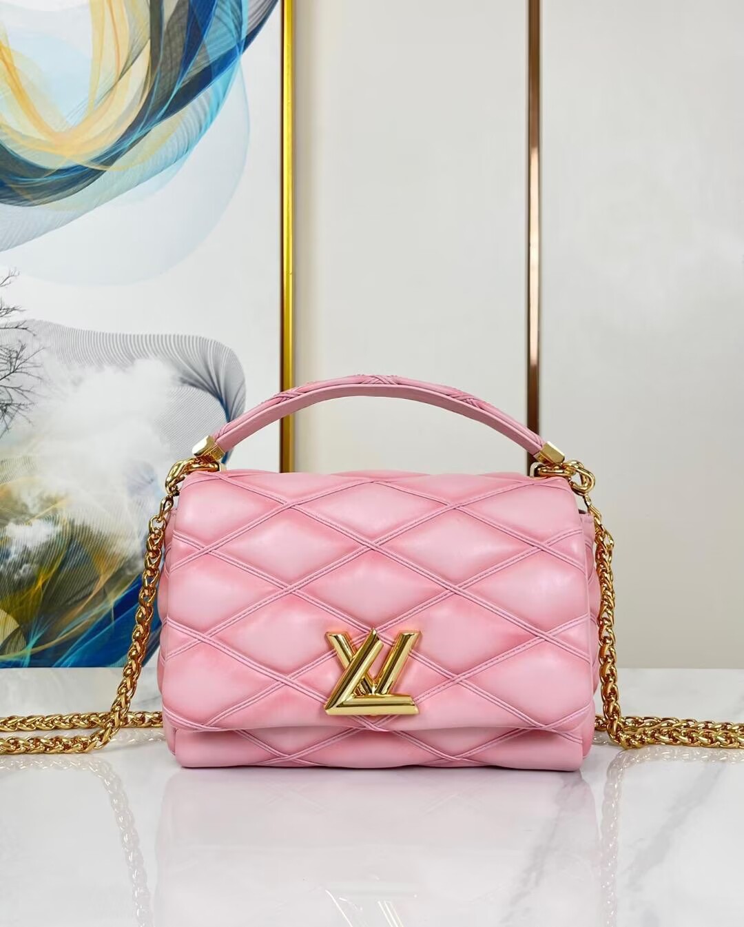 Louis Vuitton GO-14 MM M23568 Pink