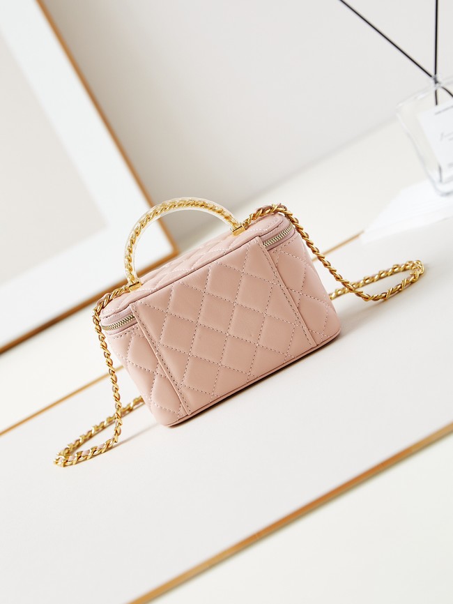 CHANEL MINI CLUTCH WITH CHAIN AP3820 light pink