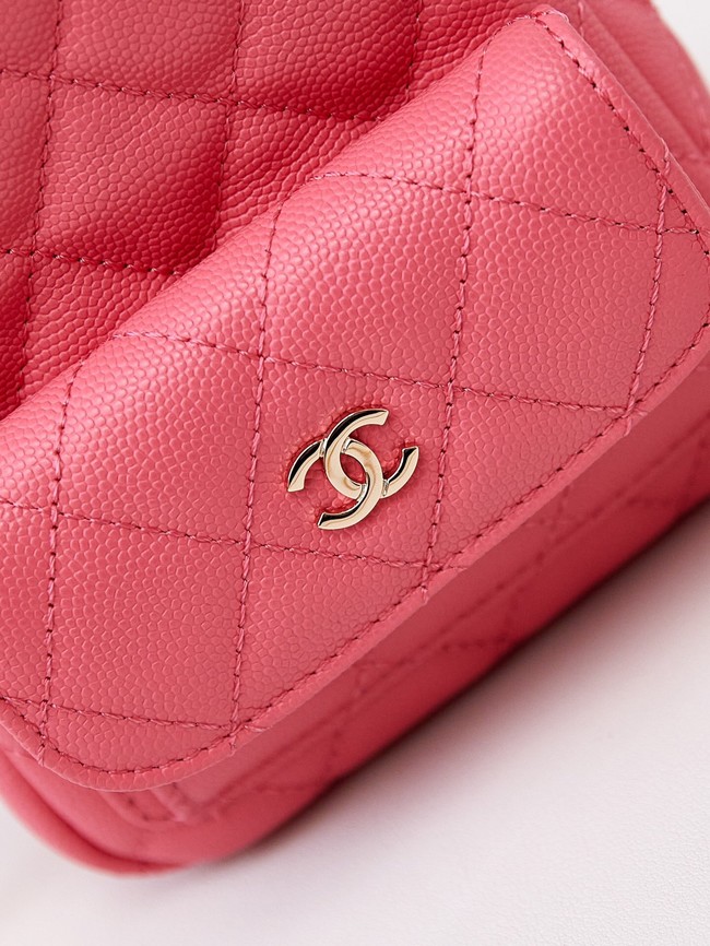 Chanel MINI BACKPACK AP3753 Grained Calfskin & Gold-Tone Metal rose