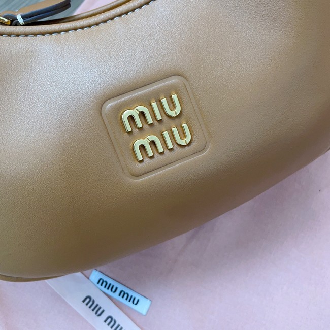 MIU MIU Original Leather Top Handle Bag 5BC161 brown