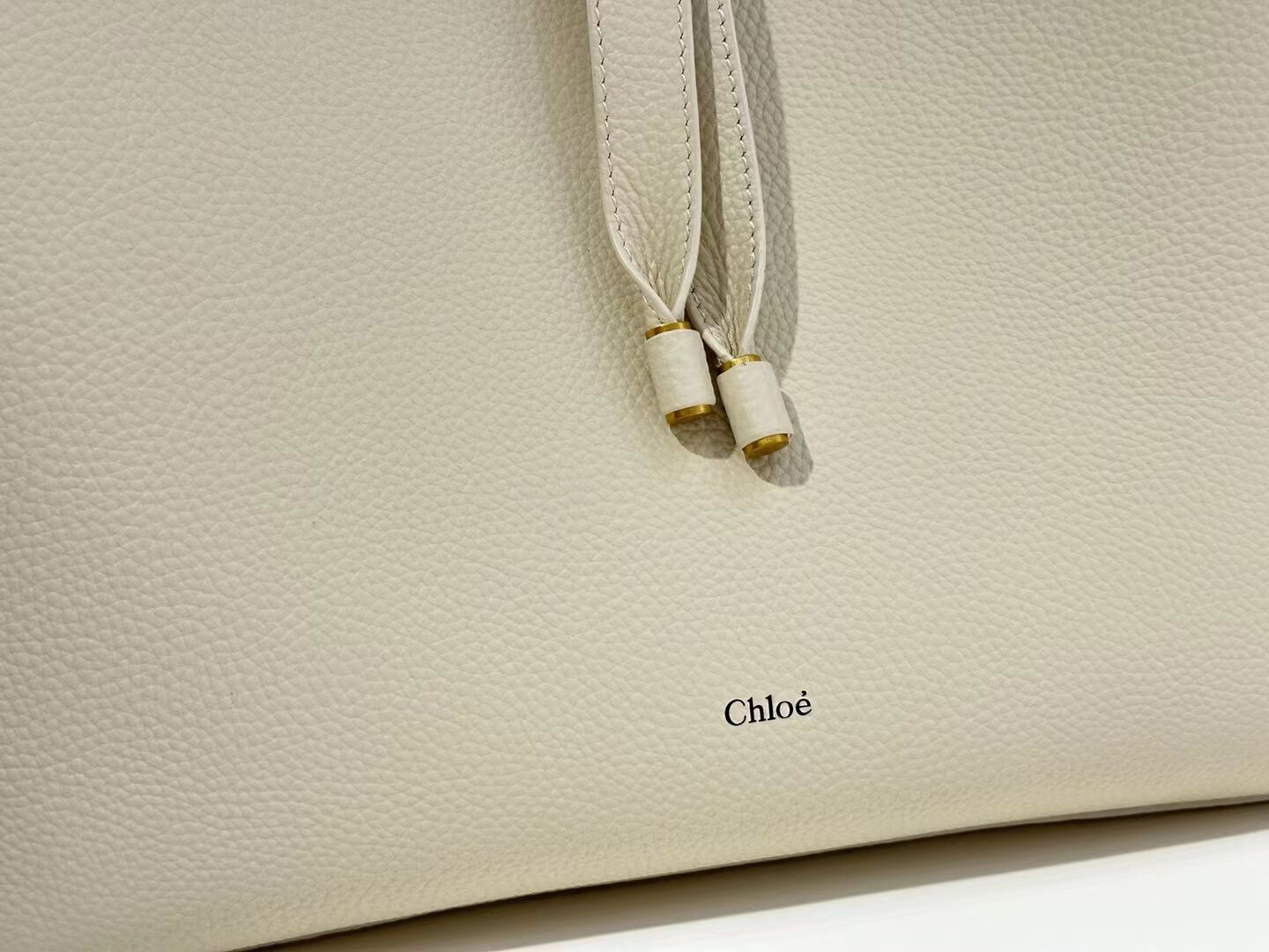 CHLOE leather shoulder bag CL224765 white