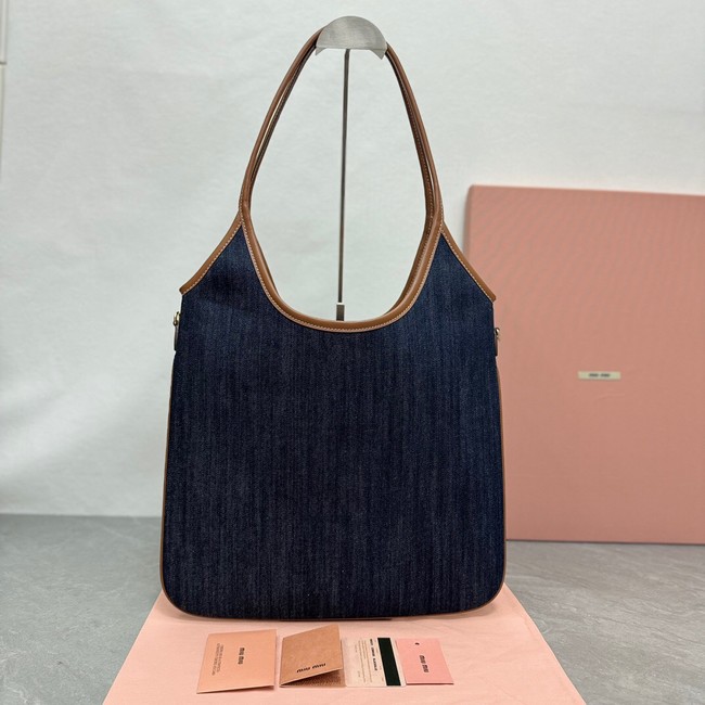 MIUMIU IN denim Shoulder Bags 5BG231 Blue