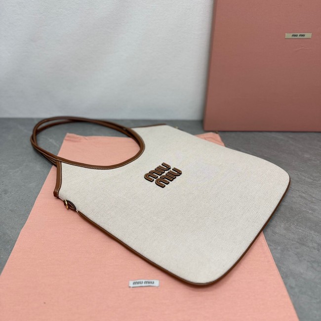 MIUMIU IN canvas&Leather Shoulder Bags 5BG231