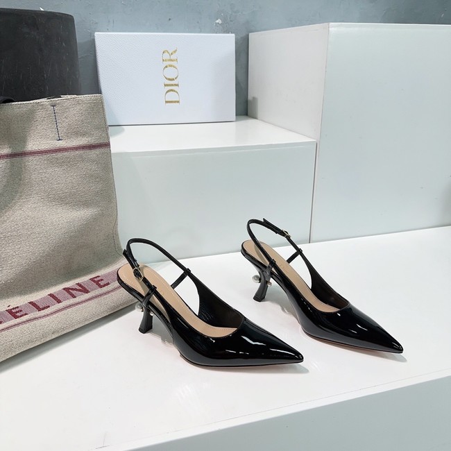 Dior Tribales Slingback Pump Patent Calfskin 11915-3