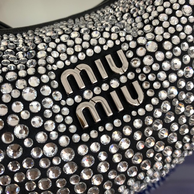 Miu Miu imitation crystal Bag 500782 black