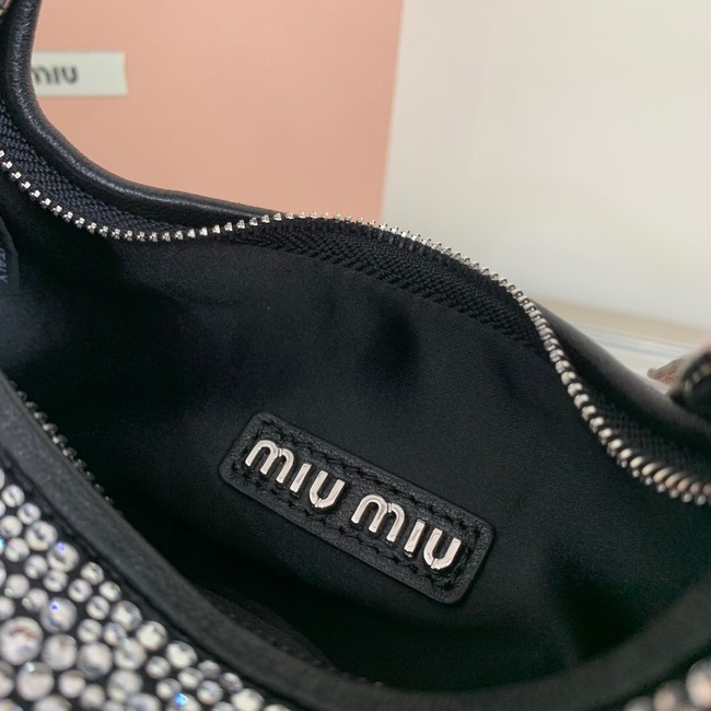 Miu Miu imitation crystal Bag 500782 black