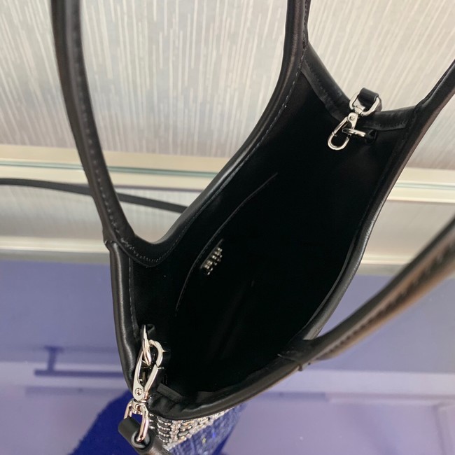 Miu Miu imitation crystal Shoulder Bag 500281 black