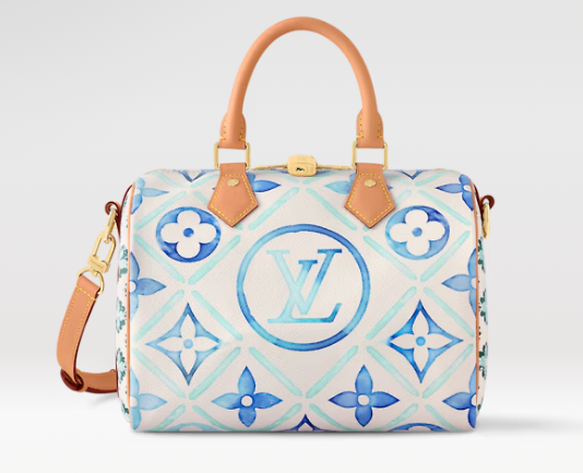 Louis Vuitton NEW Speedy Bandouliere 25 M11264 Lagoon Blue