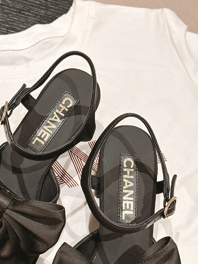 Chanel WOMENS SANDAL heel height 6CM 11932-3