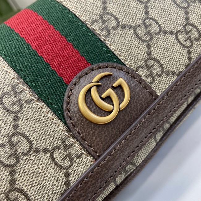 Gucci OPHIDIA SUPER MINI BAG 795466 brown