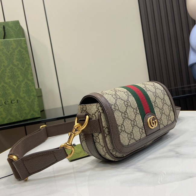 Gucci OPHIDIA SUPER MINI BAG 795466 brown