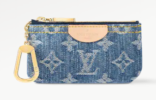 Louis Vuitton Key Pouch M82961 Sky Blue Denim