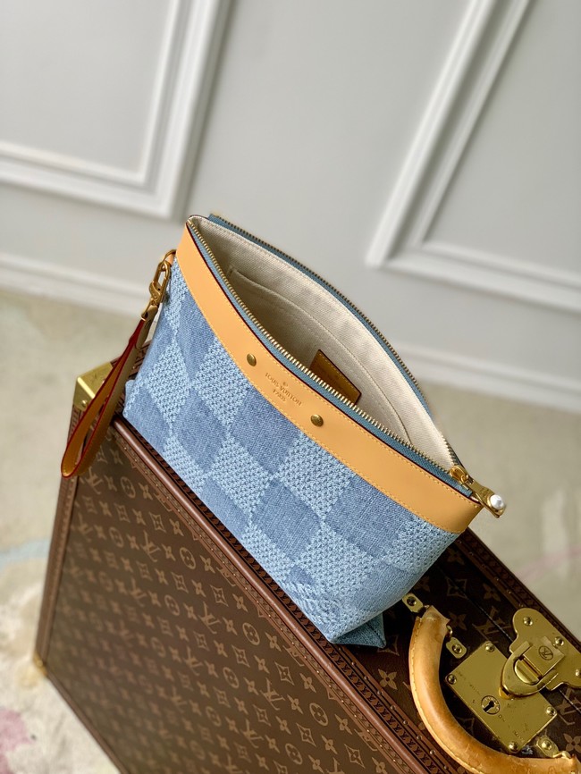 Louis Vuitton Messenger M82313 Sky Blue Denim