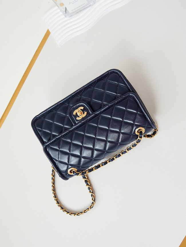 CHANEL FLAP BAG Lambskin AS4686 Royal Blue