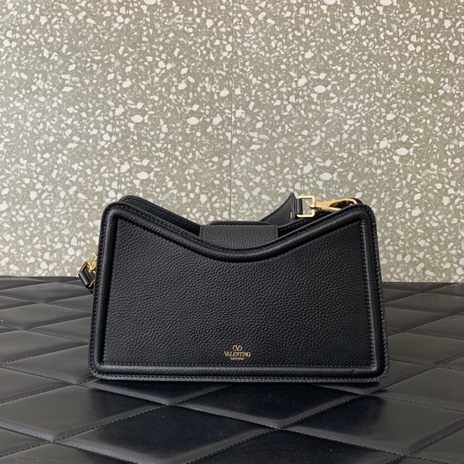 VALENTINO Mini VLOGO SIGNATURE calfskin bag 0119 black