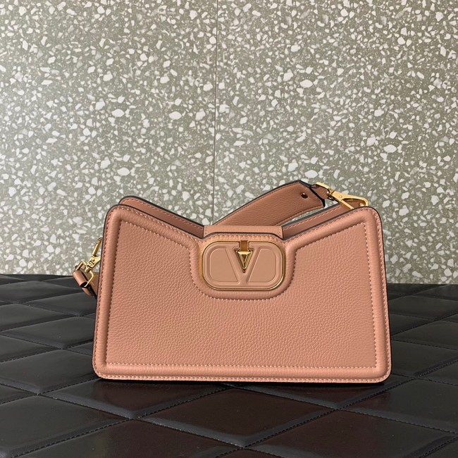 VALENTINO Mini VLOGO SIGNATURE calfskin bag 0119 pink