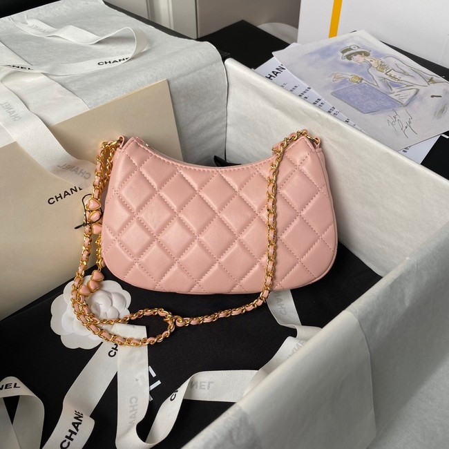 CHANEL 24P CLUTCH WITH CHAIN AP3763 pink