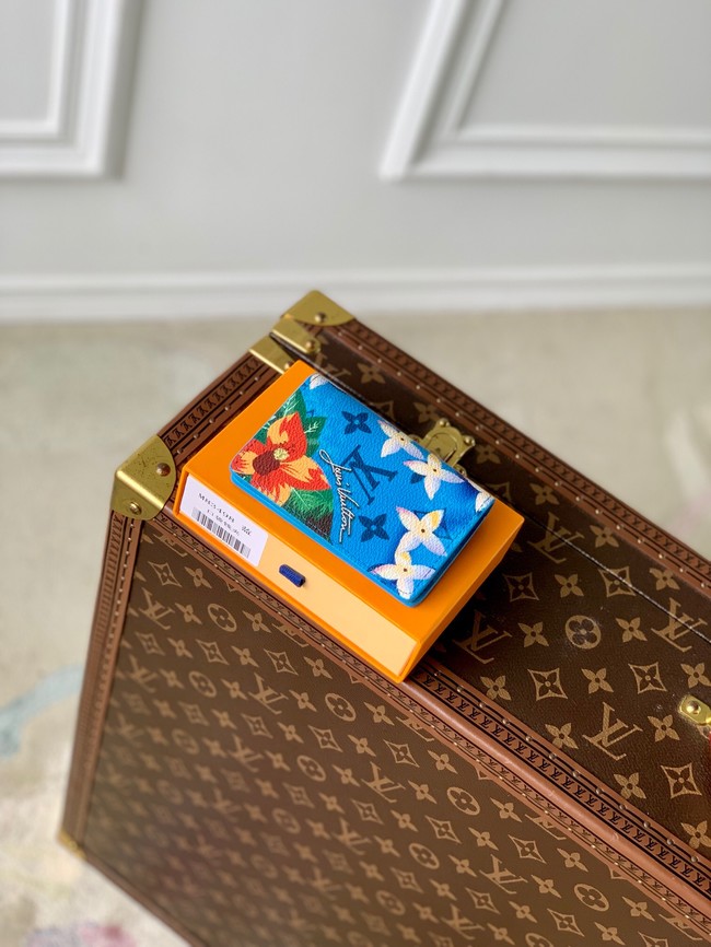 Louis Vuitton Pocket Organizer M83498 blue