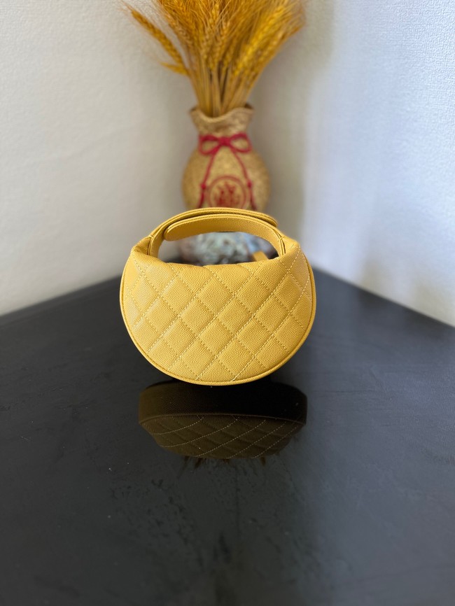 Chanel POUCH Lambskin & Gold-Tone Metal AP3467 yellow