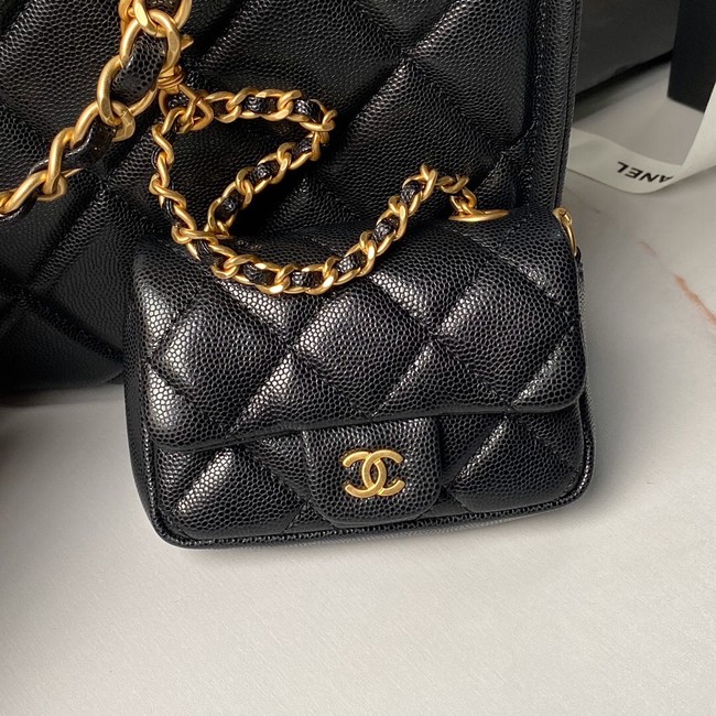 Chanel SMALL SHOPPING BAG AS4940 black