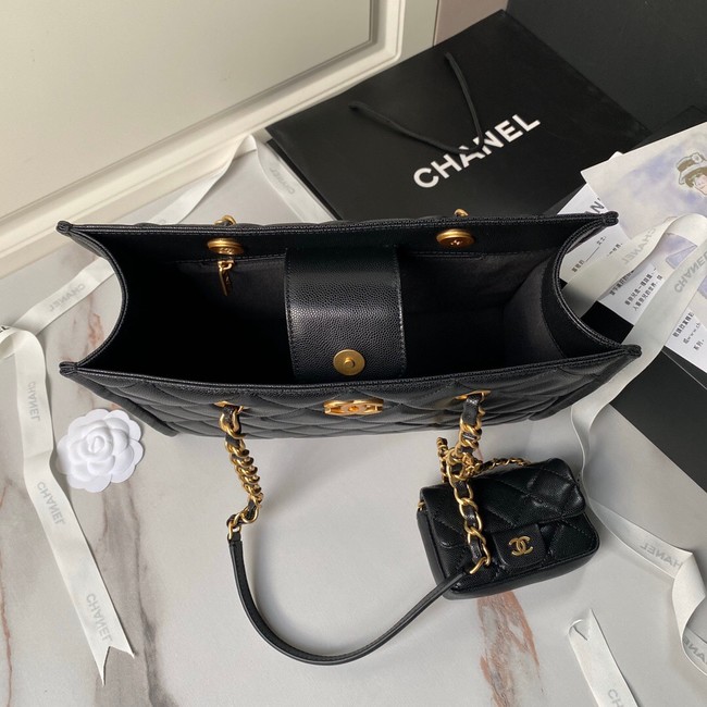 Chanel SMALL SHOPPING BAG AS4940 black