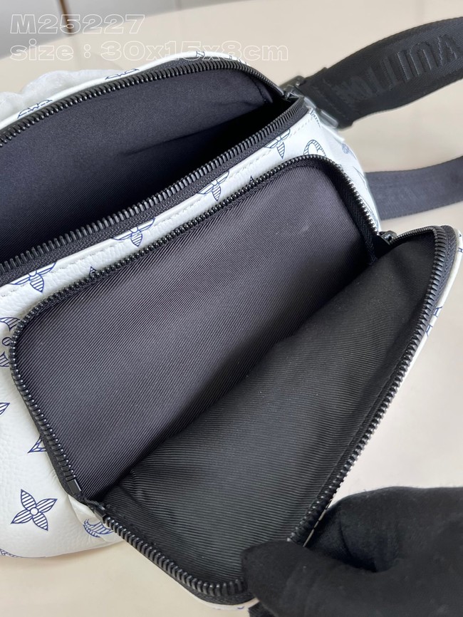 Louis Vuitton Rush Bumbag M25227 White&Navy Blue