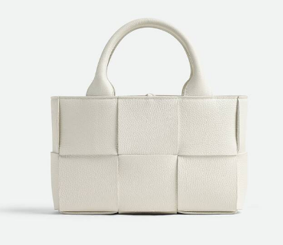 Bottega Veneta Candy Arco Tote Bag 729029 White