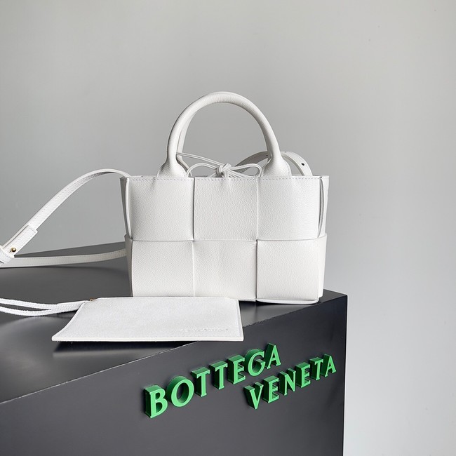 Bottega Veneta Candy Arco Tote Bag 729029 White