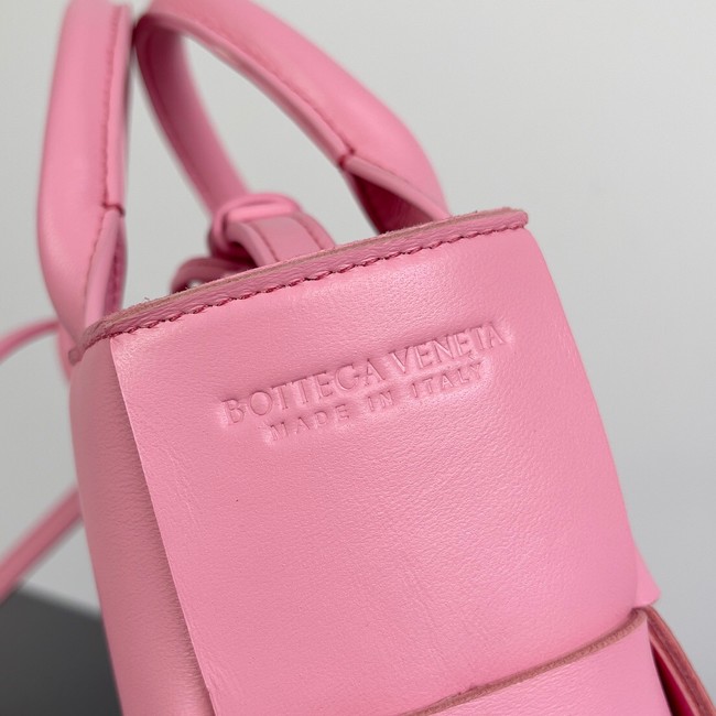 Bottega Veneta Candy Arco Tote Bag 729029 rose pink