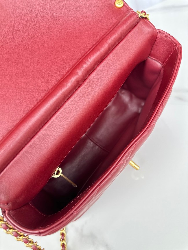 Chanel FLAP BAG AS5011 RED