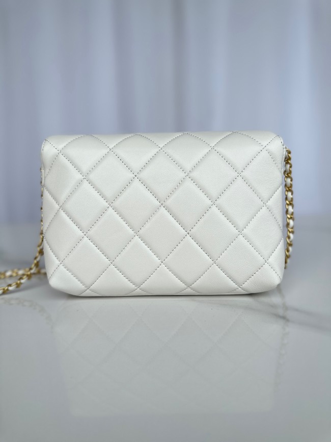 Chanel FLAP BAG AS5011 WHITE