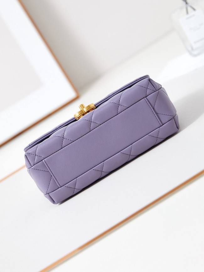 Chanel FLAP BAG AS5011 Light Purple