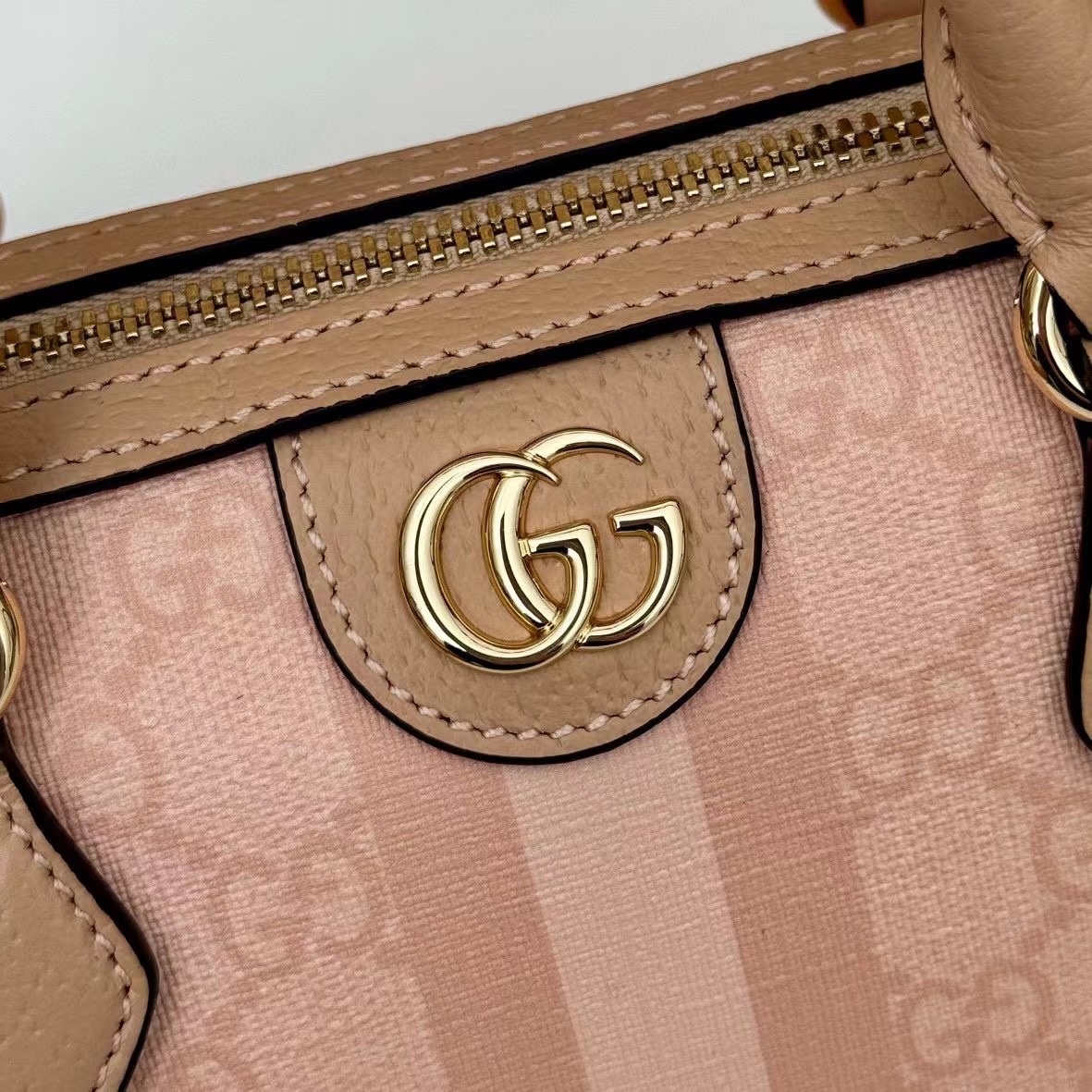 GUCCI OPHIDIA GG SUPER MINI BAG 781490 Dusty pink