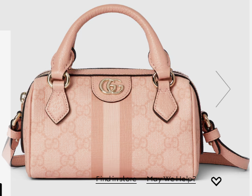 GUCCI OPHIDIA GG SUPER MINI BAG 781490 Dusty pink