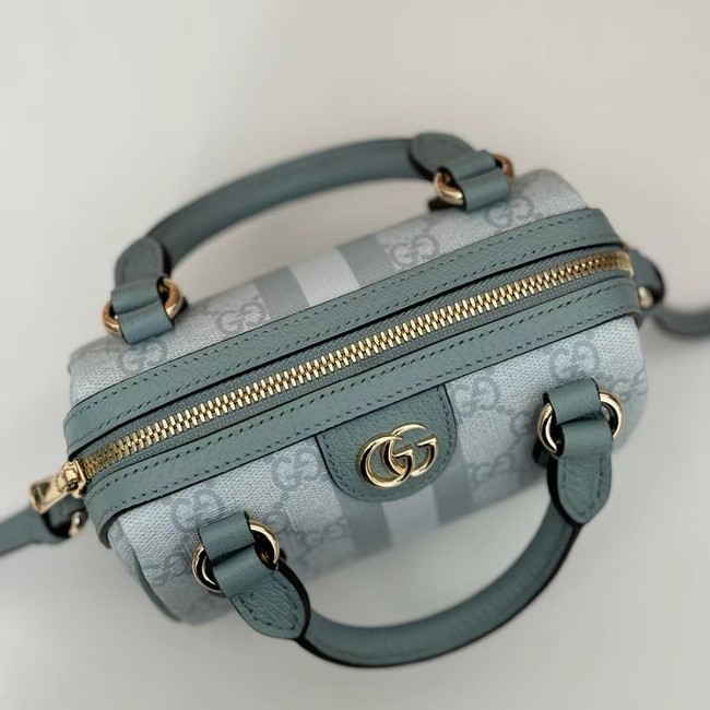 GUCCI OPHIDIA GG SUPER MINI BAG 781490 Dusty blue