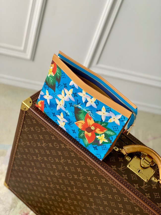 Louis Vuitton Pochette Voyage M83465 blue