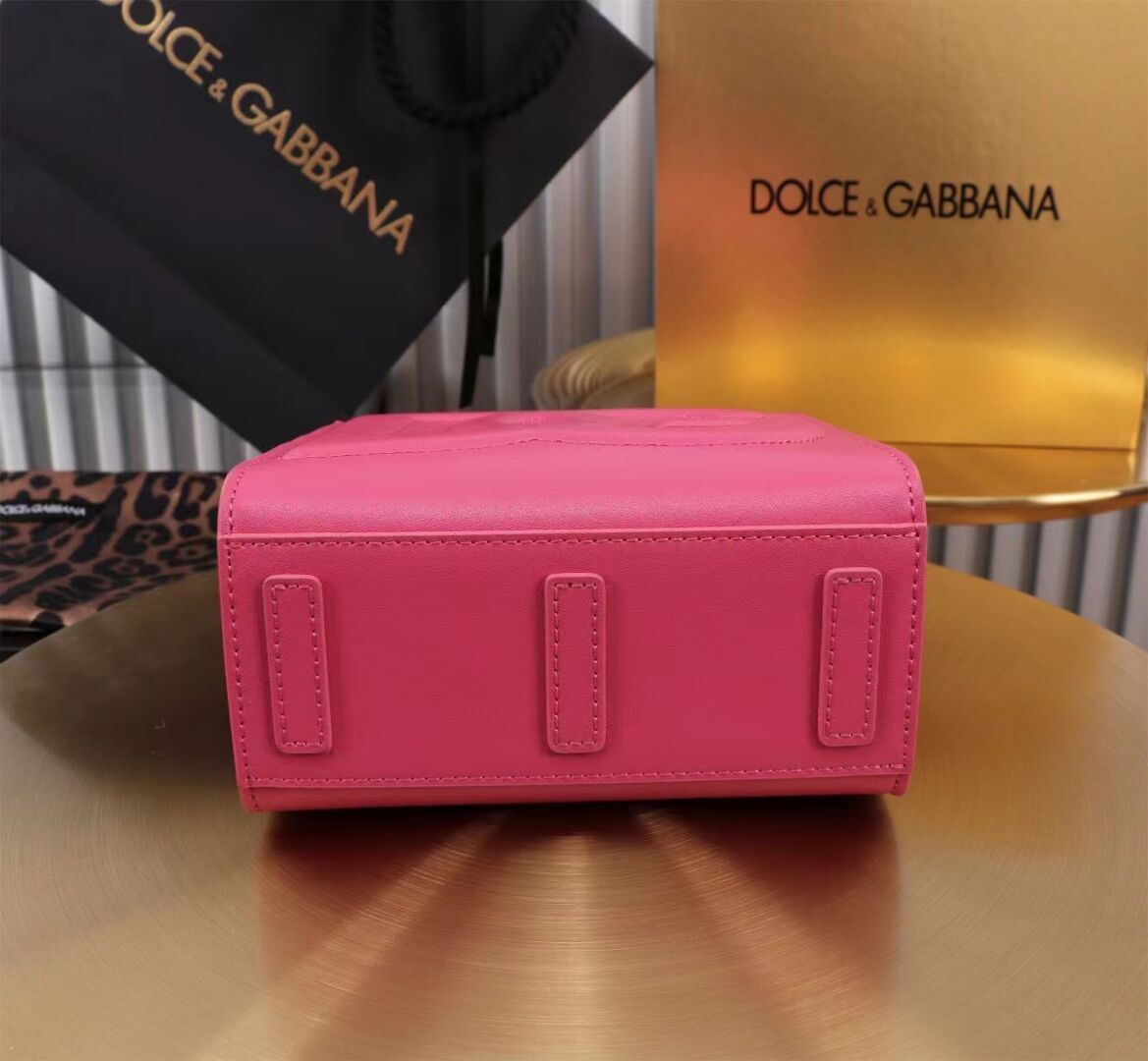 Dolce & Gabbana leather Shoulder Bag G6507 rose