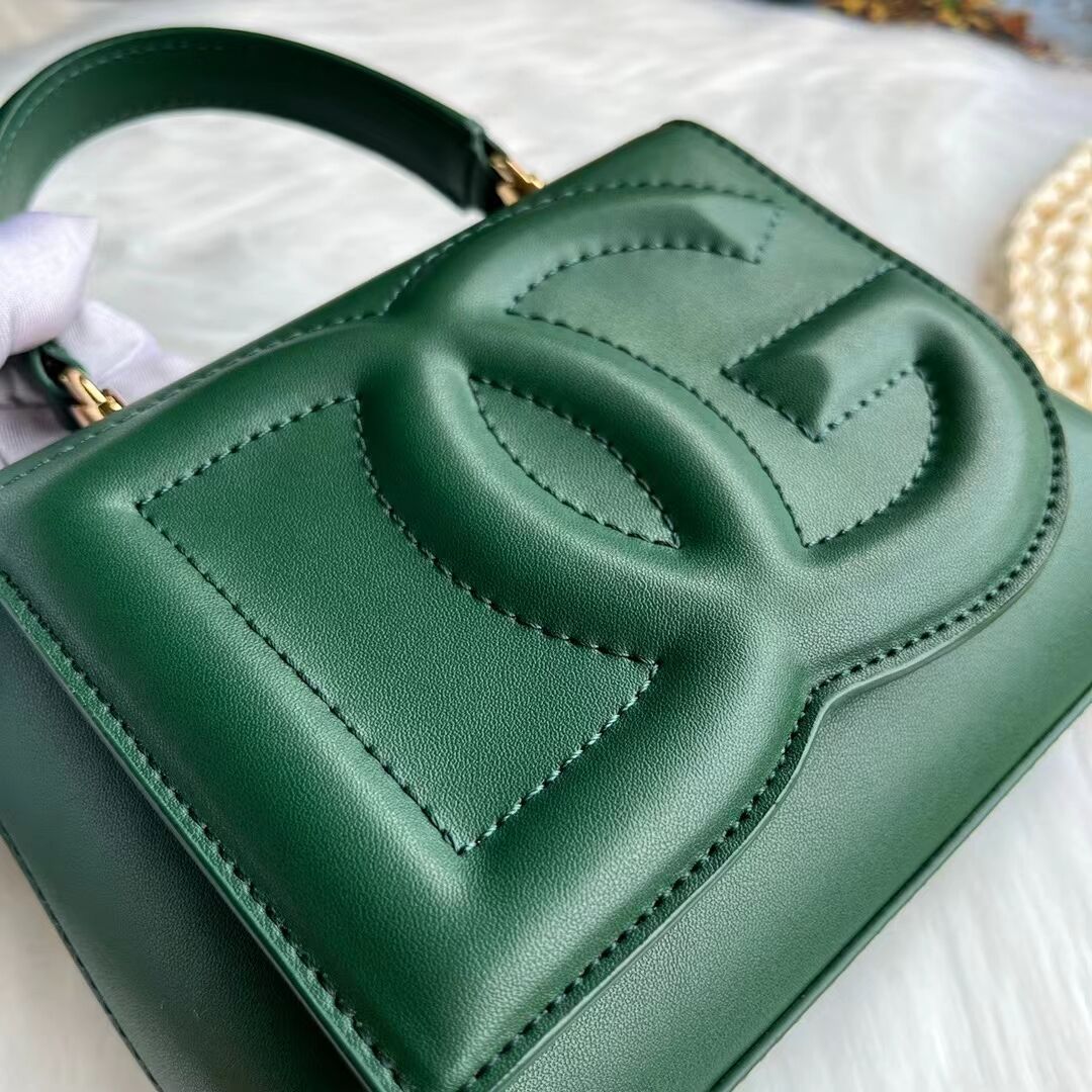 Dolce & Gabbana leather bag G6002 green