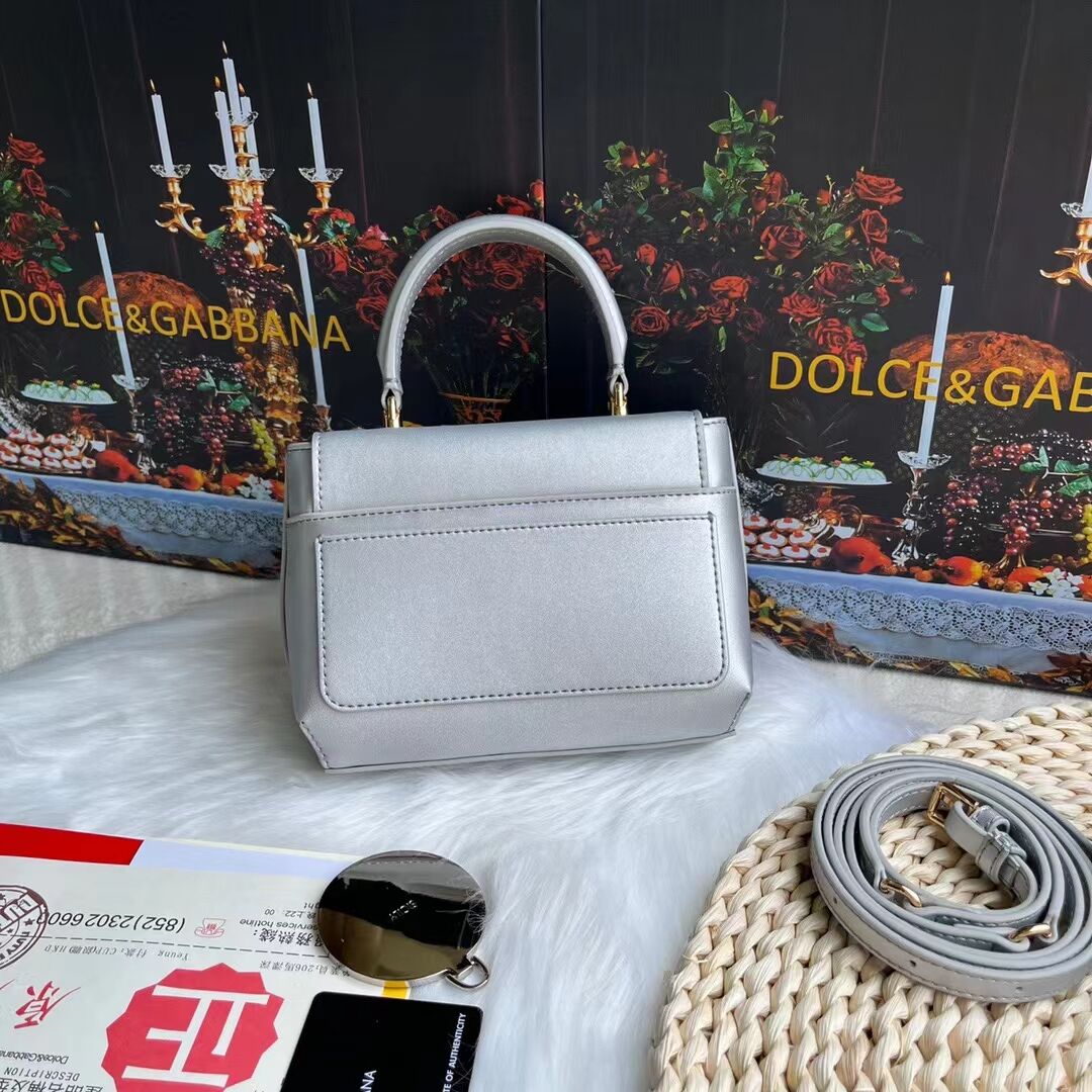 Dolce & Gabbana leather bag G6002 silver