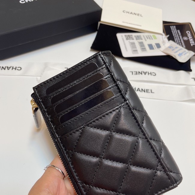 Chanel CLASSIC CARD HOLDER AP3179-3 BLACK