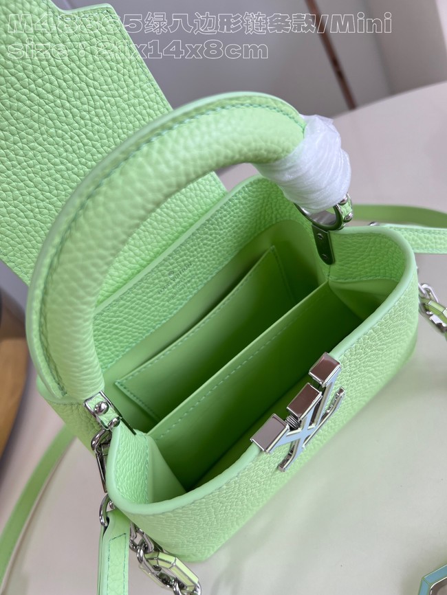 Louis Vuitton Capucines Mini M23456 green